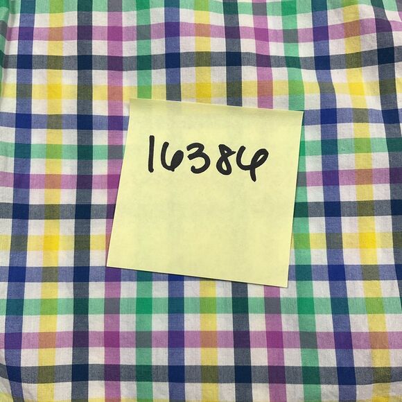 Talbots Cotton Office Button Shirt Colorful Plaid Long Sleeve Classic Top PS - Picture 10 of 10